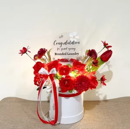 Bloom Box Akrilik Ucapan Grand Opening Flores Timur