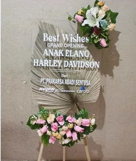 Papan Akrilik Ucapan Grand Opening Flores Timur